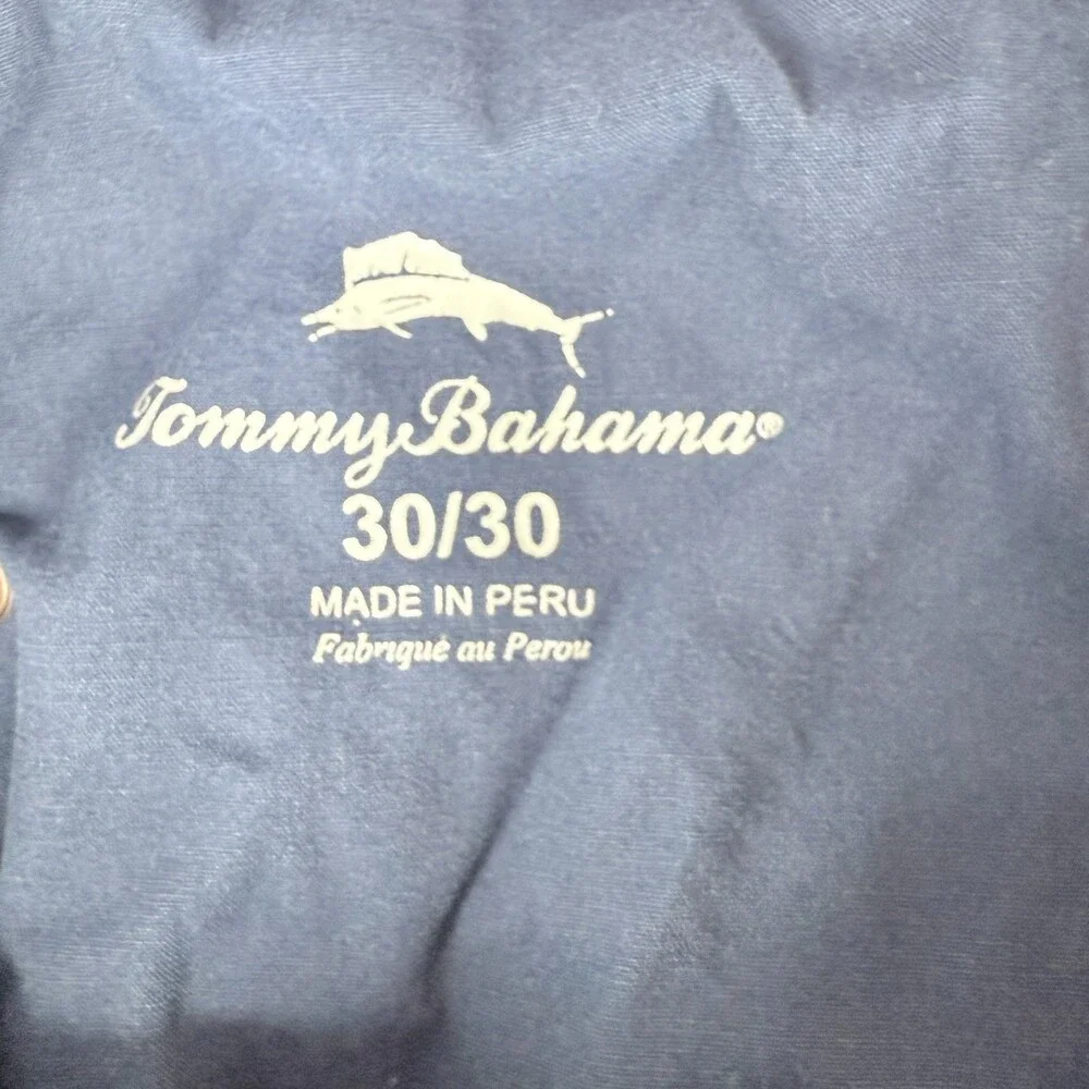 Tommy Bahama Pants Mens 30x30 Blue Performance Stretch Pima Blend Golf Chino